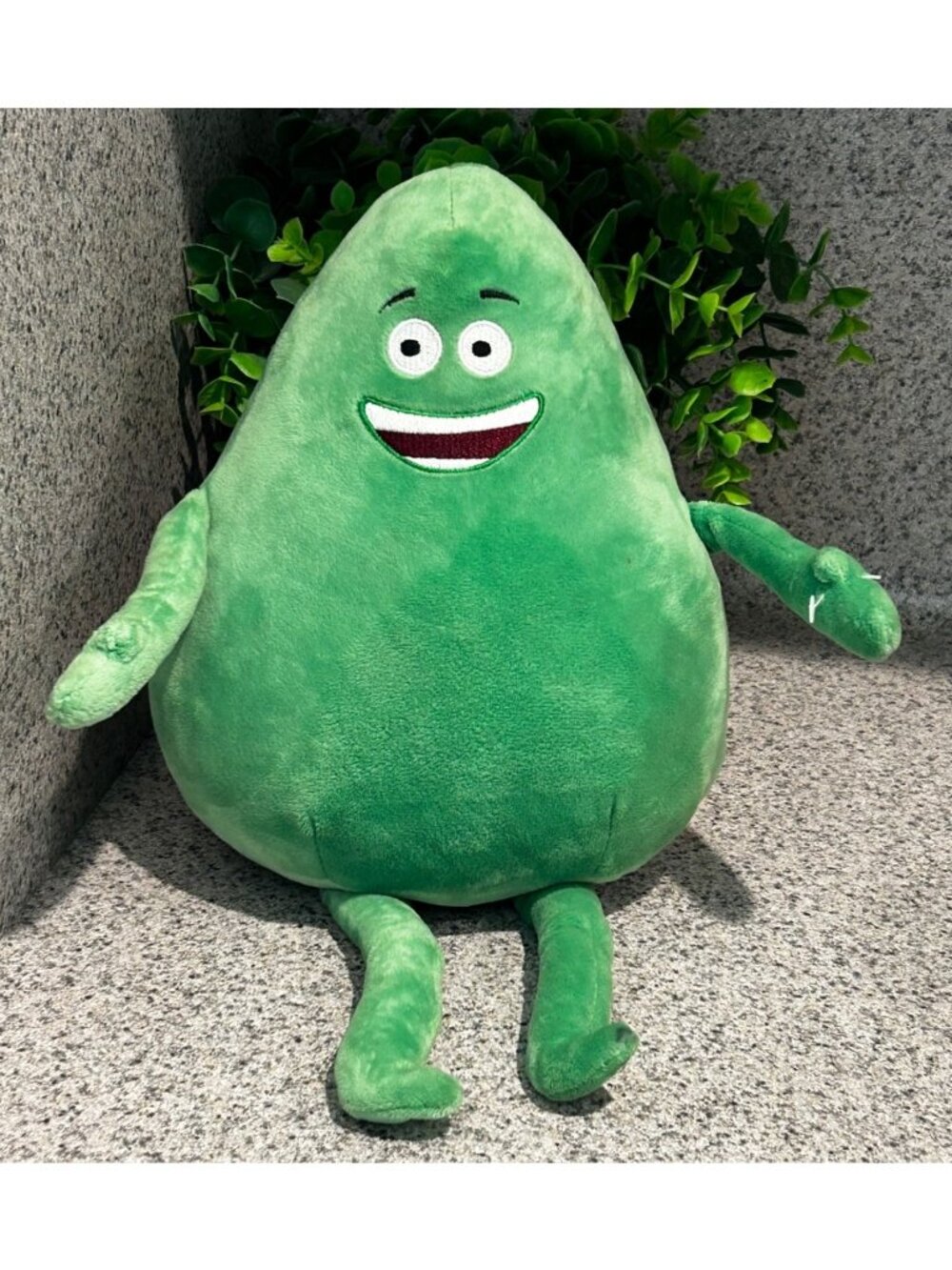 Advertising Cricket Wireless Green Plush Smiling  Toy 12" Stuffed Animal Mascot